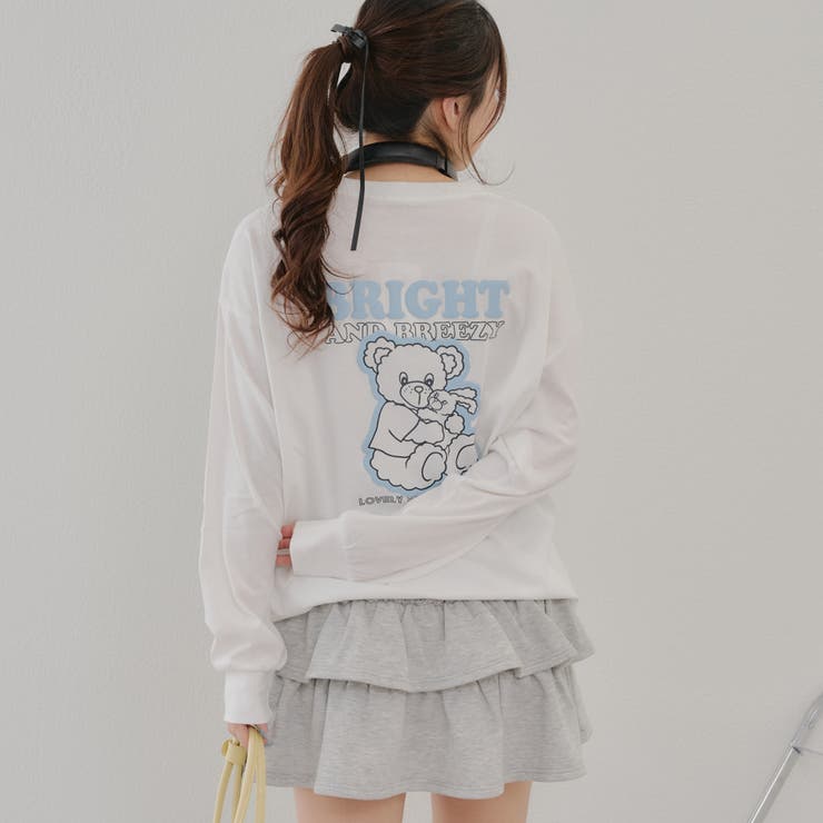 【MARCHES】くま&うさぎロンT | NICE CLAUP / OLIVE des OLIVE　OUTLET | 詳細画像25 