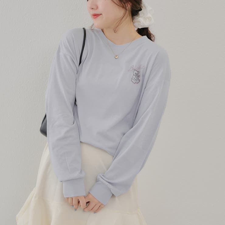 【MARCHES】くま&うさぎロンT | NICE CLAUP / OLIVE des OLIVE　OUTLET | 詳細画像4 
