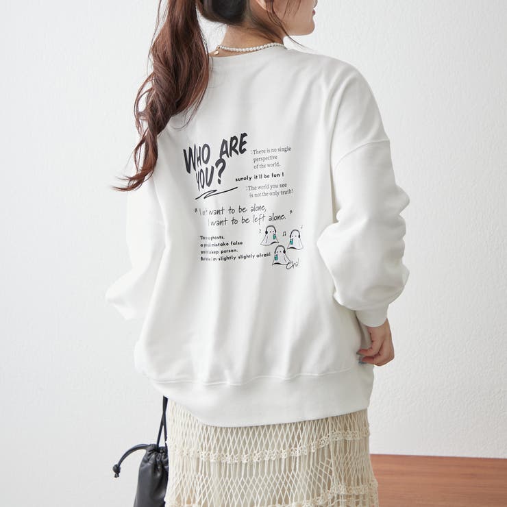 オバケ刺繍スウェット[品番：NCLW0015354]｜NICE CLAUP / OLIVE des 
