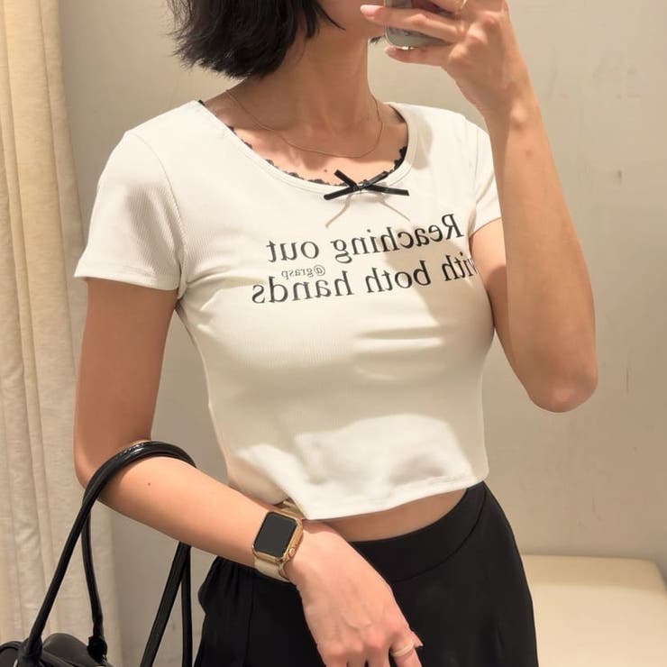 【MARCHES】衿ぐりレーステレコT | NICE CLAUP / OLIVE des OLIVE　OUTLET | 詳細画像18 