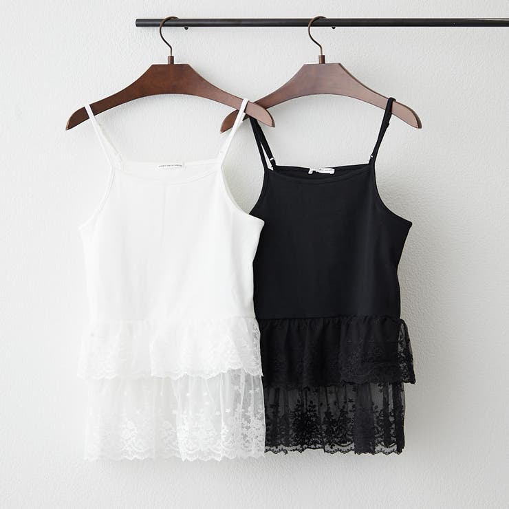 MARCHES】裾レースキャミ[品番：NCLW0016017]｜NICE CLAUP / OLIVE des