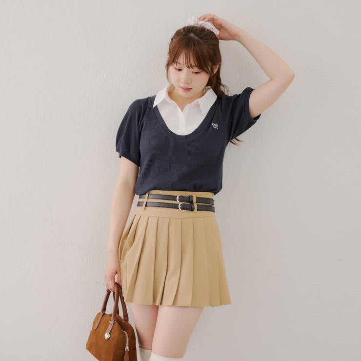 【MARCHES】シャツドッキングプルオーバー | NICE CLAUP / OLIVE des OLIVE　OUTLET | 詳細画像5 