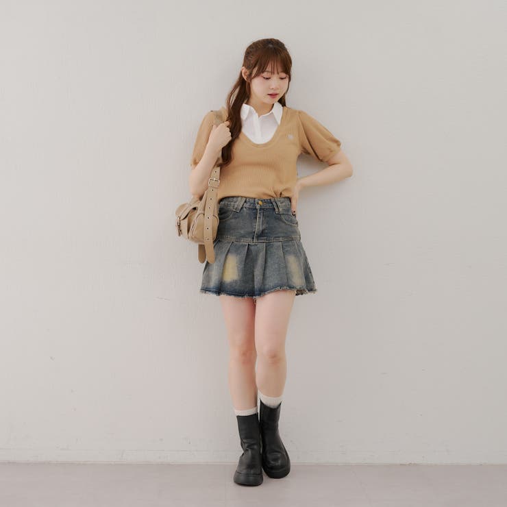 【MARCHES】シャツドッキングプルオーバー | NICE CLAUP / OLIVE des OLIVE　OUTLET | 詳細画像12 
