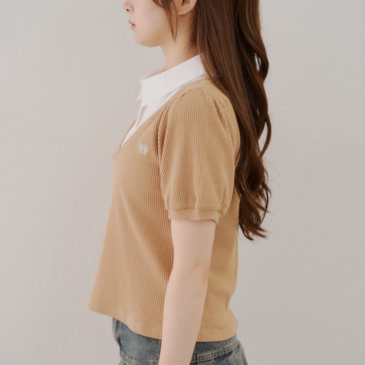 【MARCHES】シャツドッキングプルオーバー | NICE CLAUP / OLIVE des OLIVE　OUTLET | 詳細画像16 