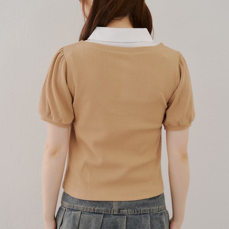 【MARCHES】シャツドッキングプルオーバー | NICE CLAUP / OLIVE des OLIVE　OUTLET | 詳細画像17 
