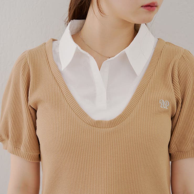 【MARCHES】シャツドッキングプルオーバー | NICE CLAUP / OLIVE des OLIVE　OUTLET | 詳細画像18 