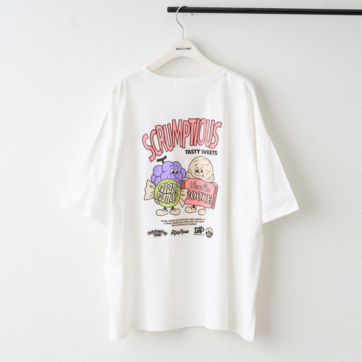 nitoco様 リクエスト 3点 まとめ商品 お菓子キャラプリントBIGT[品番：NCLW0016114]｜NICE CLAUP