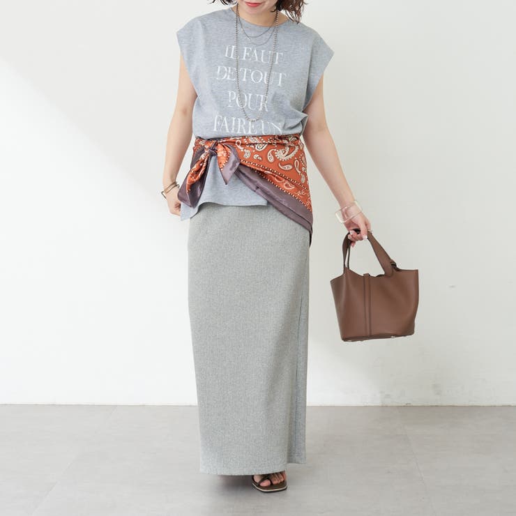 【秋服ジャケットのインナーにも◎】フレンチプリントTシャツ | NICE CLAUP / OLIVE des OLIVE　OUTLET | 詳細画像11 