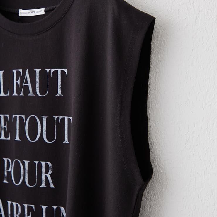 【秋服ジャケットのインナーにも◎】フレンチプリントTシャツ | NICE CLAUP / OLIVE des OLIVE　OUTLET | 詳細画像44 