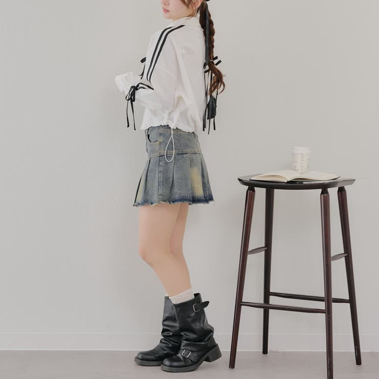 【MARCHES】ライン&リボンブルゾン | NICE CLAUP / OLIVE des OLIVE　OUTLET | 詳細画像28 