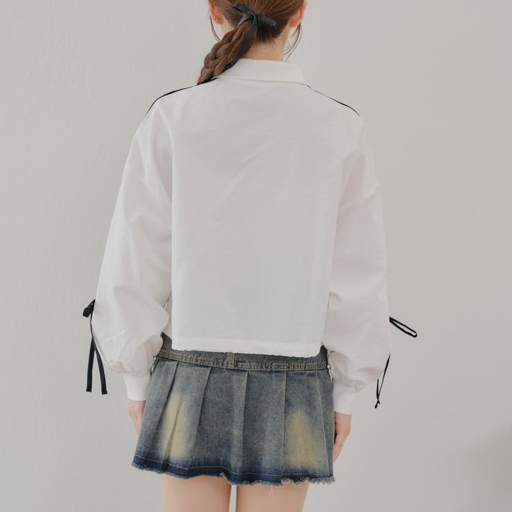 【MARCHES】ライン&リボンブルゾン | NICE CLAUP / OLIVE des OLIVE　OUTLET | 詳細画像33 