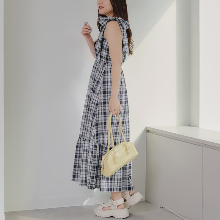 【1枚着でも♪】シャーリングロングワンピース | NICE CLAUP / OLIVE des OLIVE　OUTLET | 詳細画像9 