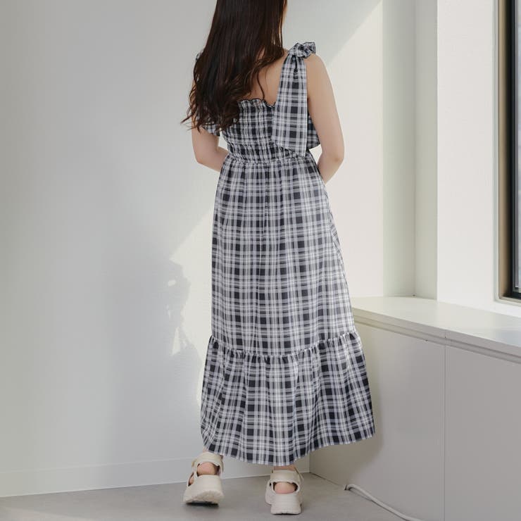 【1枚着でも♪】シャーリングロングワンピース | NICE CLAUP / OLIVE des OLIVE　OUTLET | 詳細画像10 