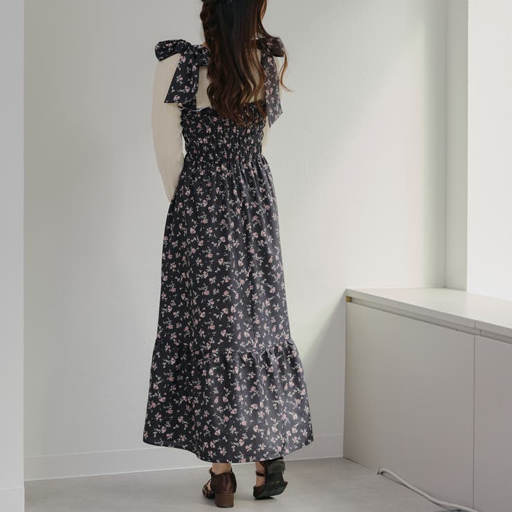 【1枚着でも♪】シャーリングロングワンピース | NICE CLAUP / OLIVE des OLIVE　OUTLET | 詳細画像19 