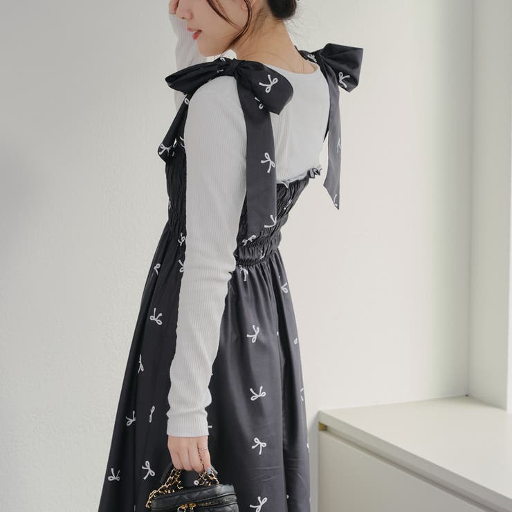 【1枚着でも♪】シャーリングロングワンピース | NICE CLAUP / OLIVE des OLIVE　OUTLET | 詳細画像21 