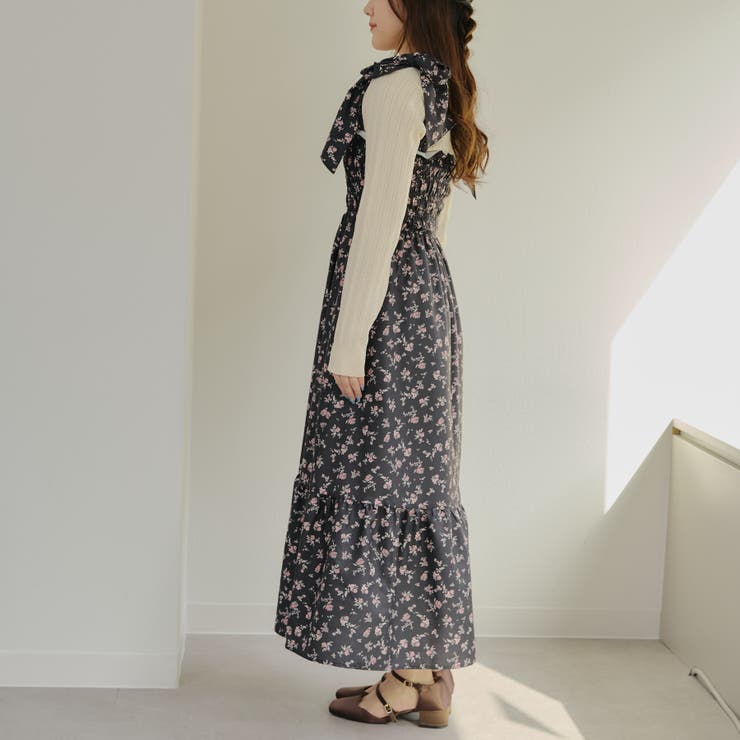 【1枚着でも♪】シャーリングロングワンピース | NICE CLAUP / OLIVE des OLIVE　OUTLET | 詳細画像31 