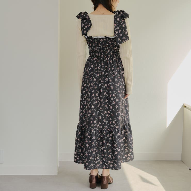 【1枚着でも♪】シャーリングロングワンピース | NICE CLAUP / OLIVE des OLIVE　OUTLET | 詳細画像32 