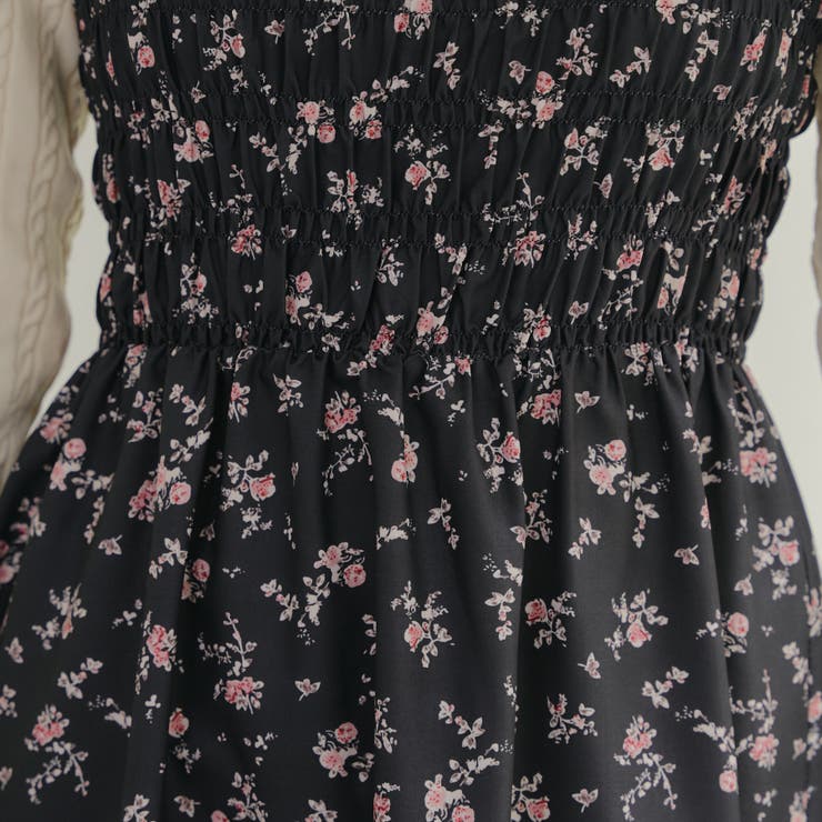 【1枚着でも♪】シャーリングロングワンピース | NICE CLAUP / OLIVE des OLIVE　OUTLET | 詳細画像34 