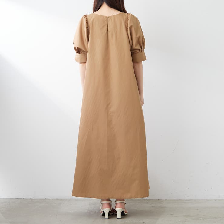 1枚でキマる！パフスリーブキーネックワンピース | NICE CLAUP / OLIVE des OLIVE　OUTLET | 詳細画像40 