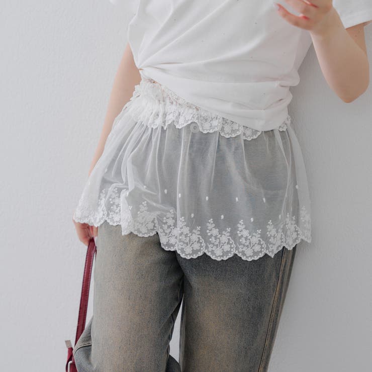 MARCHES】重ねぎ風スカラップレース[品番：NCLW0016379]｜NICE