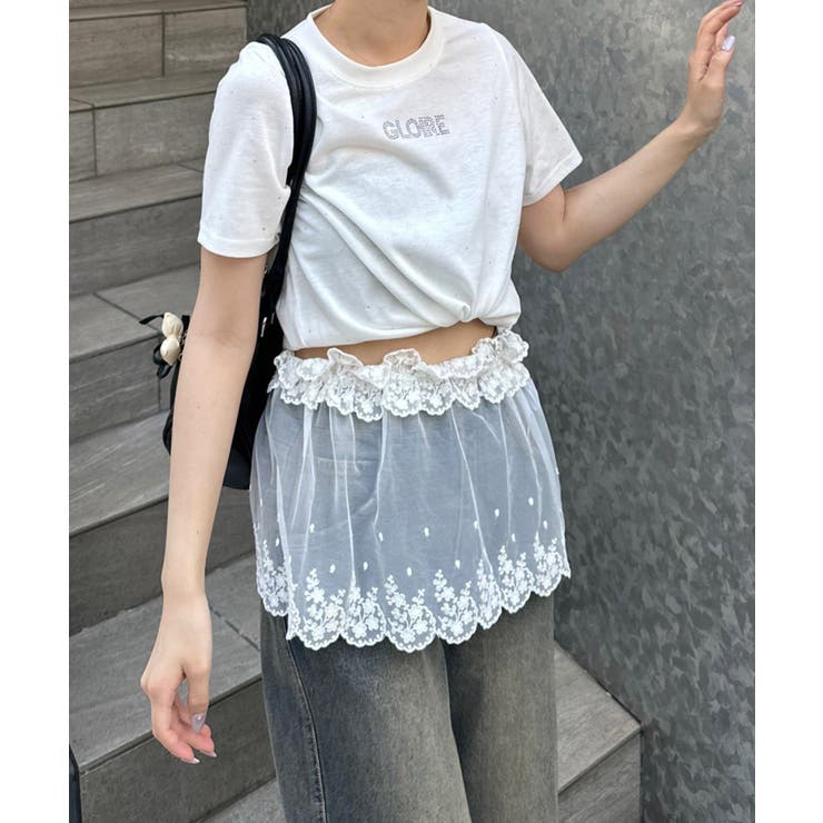 MARCHES】重ねぎ風スカラップレース[品番：NCLW0016379]｜NICE