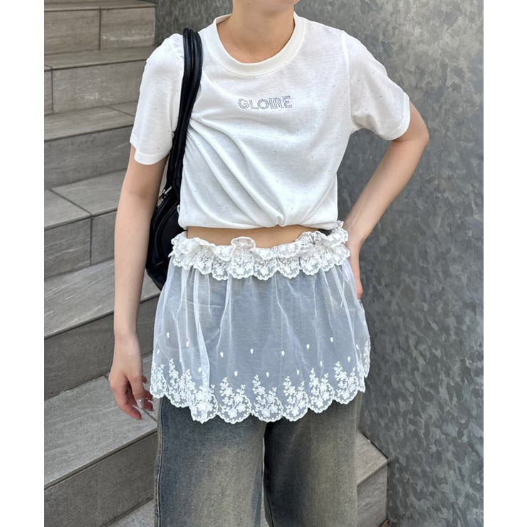 MARCHES】重ねぎ風スカラップレース[品番：NCLW0016379]｜NICE CLAUP