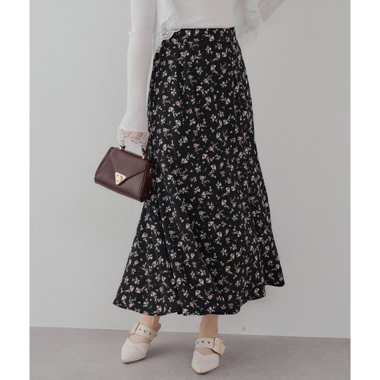 小花プリントマーメイドスカート | NICE CLAUP / OLIVE des OLIVE　OUTLET | 詳細画像16 