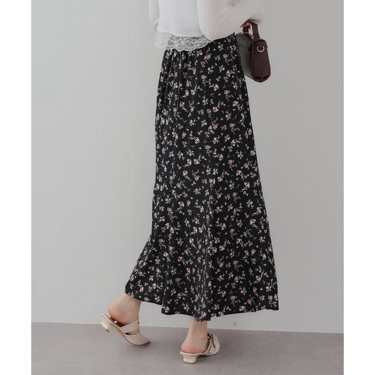 小花プリントマーメイドスカート | NICE CLAUP / OLIVE des OLIVE　OUTLET | 詳細画像18 