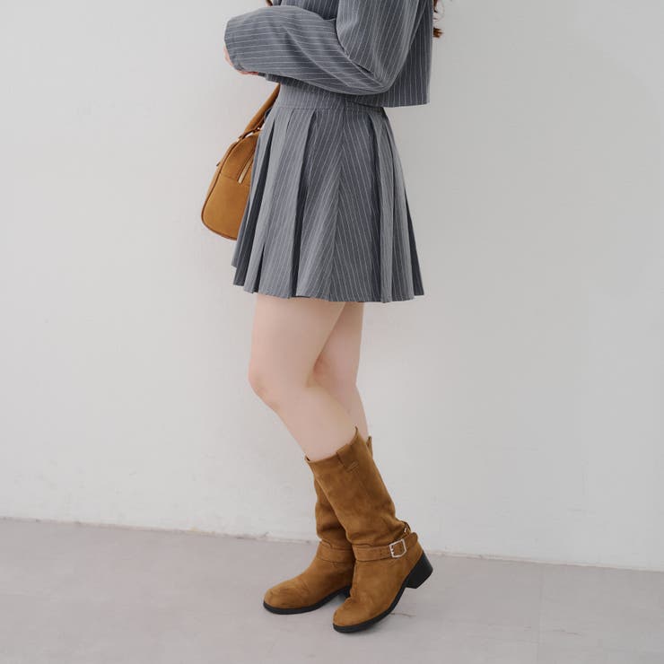 【セットアップ対応】BOXプリーツミニスカート | NICE CLAUP / OLIVE des OLIVE　OUTLET | 詳細画像6 