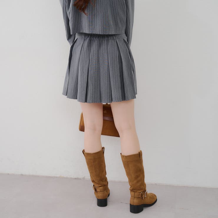 【セットアップ対応】BOXプリーツミニスカート | NICE CLAUP / OLIVE des OLIVE　OUTLET | 詳細画像7 