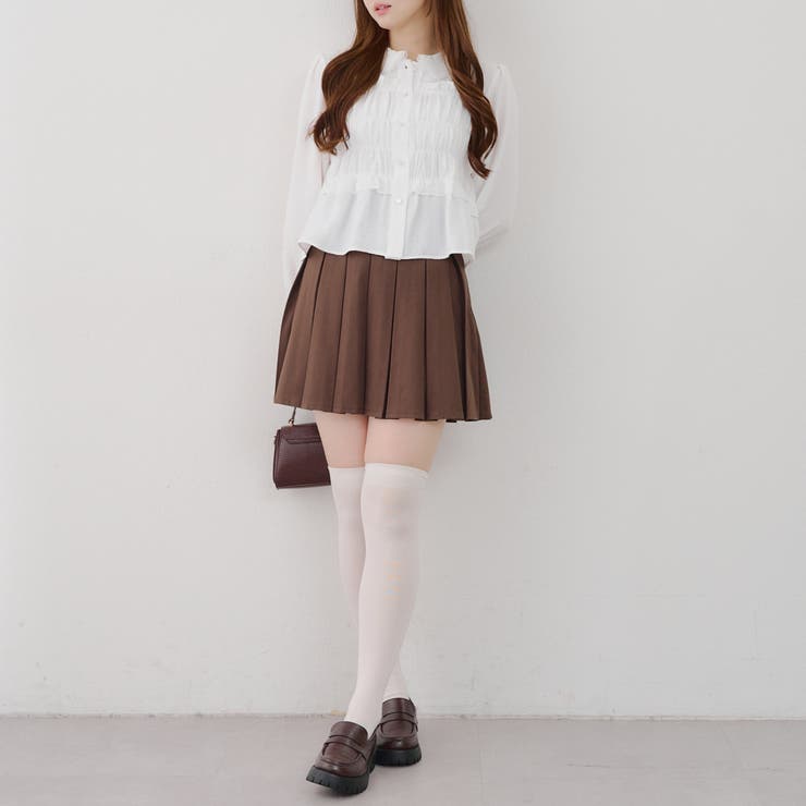 【セットアップ対応】BOXプリーツミニスカート | NICE CLAUP / OLIVE des OLIVE　OUTLET | 詳細画像27 