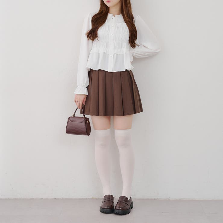 【セットアップ対応】BOXプリーツミニスカート | NICE CLAUP / OLIVE des OLIVE　OUTLET | 詳細画像29 