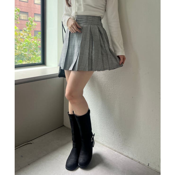 【セットアップ対応】BOXプリーツミニスカート | NICE CLAUP / OLIVE des OLIVE　OUTLET | 詳細画像30 