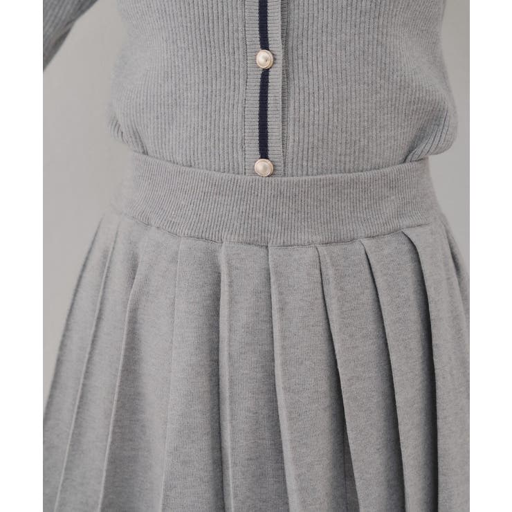 【セットアップ対応】裾ライン入りプリーツミニスカート | NICE CLAUP / OLIVE des OLIVE　OUTLET | 詳細画像14 