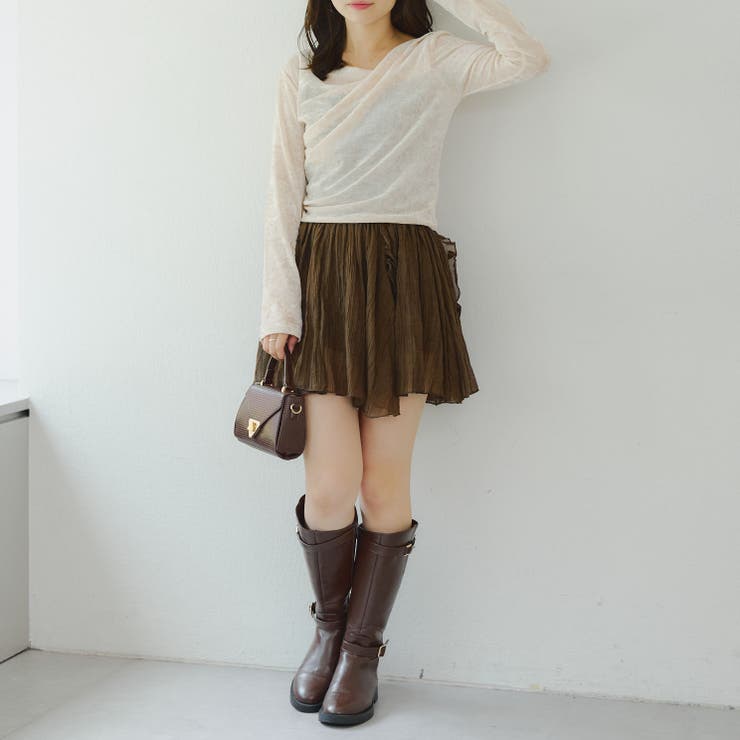 楊柳イレヘムミニスカート | RMAF　NICE CLAUP / OLIVE des OLIVE | 詳細画像7 