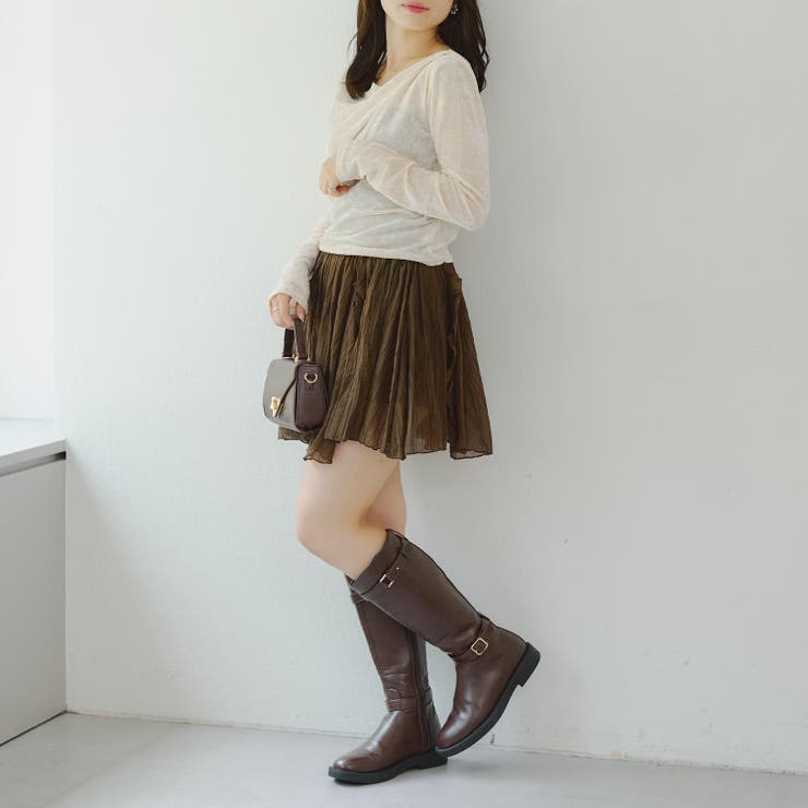 楊柳イレヘムミニスカート | RMAF　NICE CLAUP / OLIVE des OLIVE | 詳細画像8 