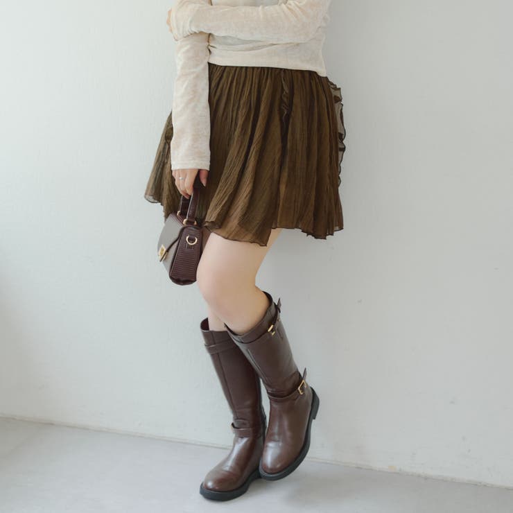 楊柳イレヘムミニスカート | RMAF　NICE CLAUP / OLIVE des OLIVE | 詳細画像4 