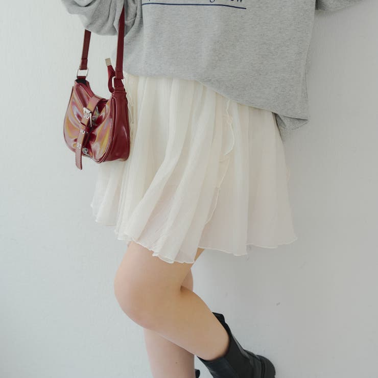 アイボリー | 楊柳イレヘムミニスカート | RMAF　NICE CLAUP / OLIVE des OLIVE