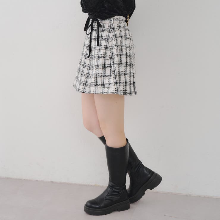 【ツイードコレクション】ラメツイードミニスカート | RMAF　NICE CLAUP / OLIVE des OLIVE | 詳細画像5 