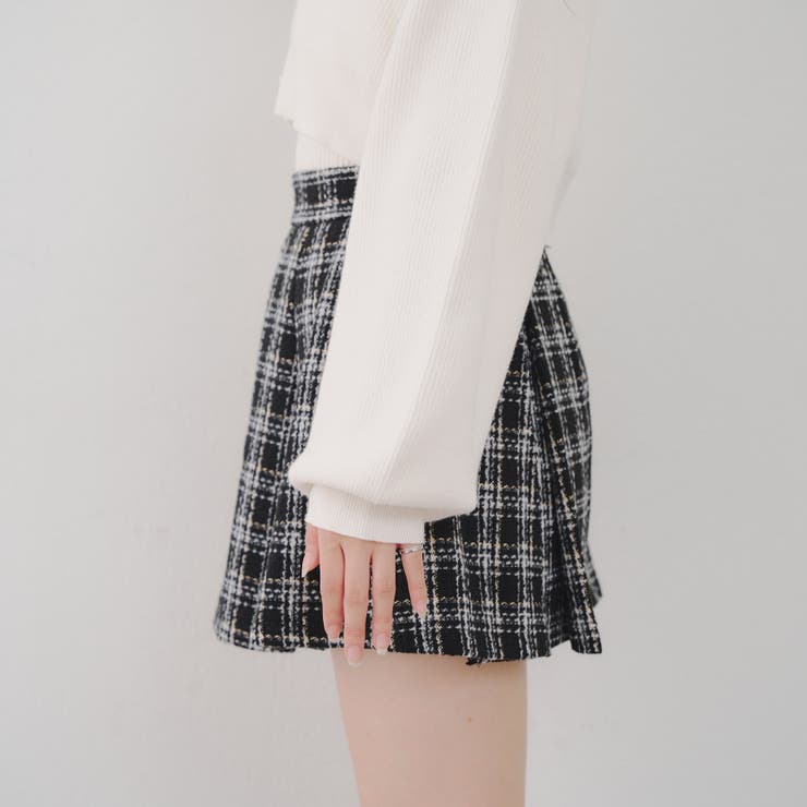 【ツイードコレクション】ラメツイードミニスカート | RMAF　NICE CLAUP / OLIVE des OLIVE | 詳細画像24 