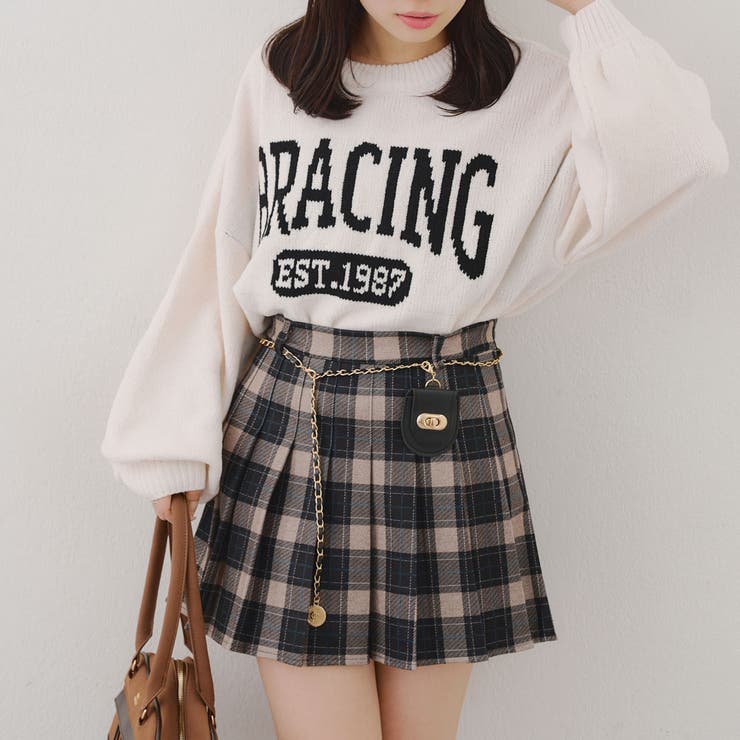 チャーム付プリーツミニスカート | NICE CLAUP / OLIVE des OLIVE　OUTLET | 詳細画像25 