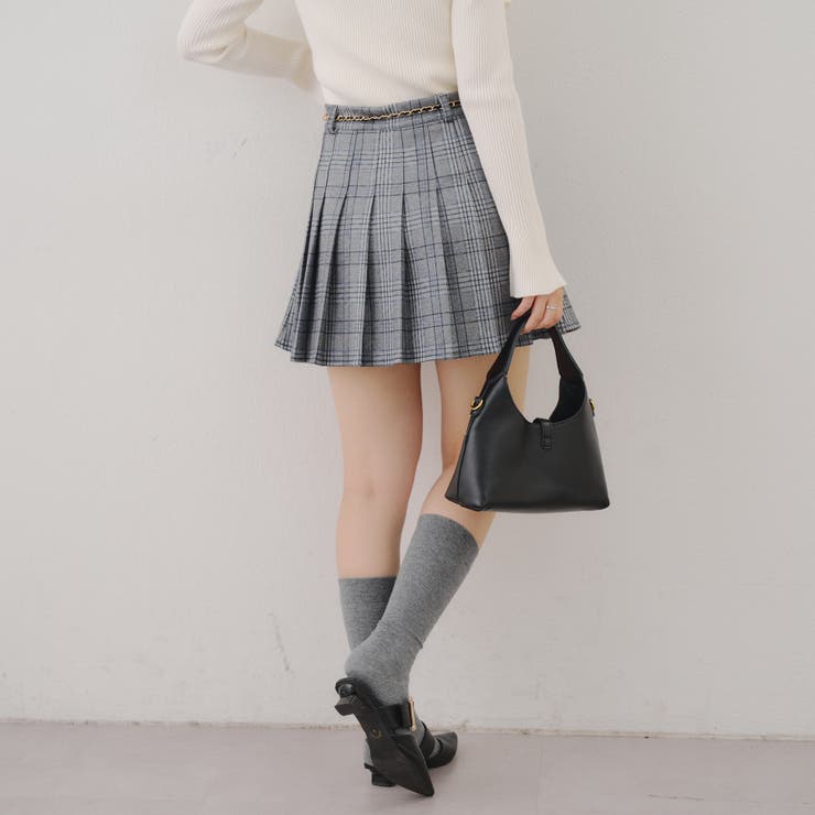 チャーム付プリーツミニスカート | NICE CLAUP / OLIVE des OLIVE　OUTLET | 詳細画像36 