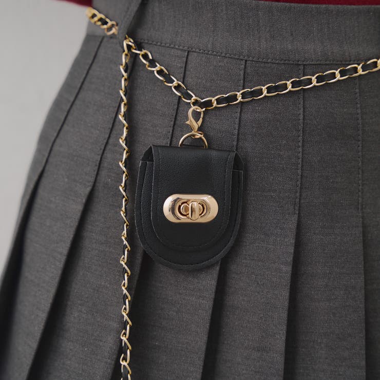 チャーム付プリーツミニスカート | NICE CLAUP / OLIVE des OLIVE　OUTLET | 詳細画像46 