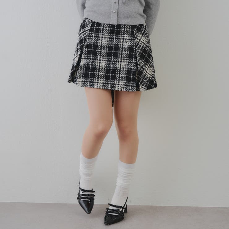 チェックプリーツミニスカート | RMAF　NICE CLAUP / OLIVE des OLIVE | 詳細画像11 