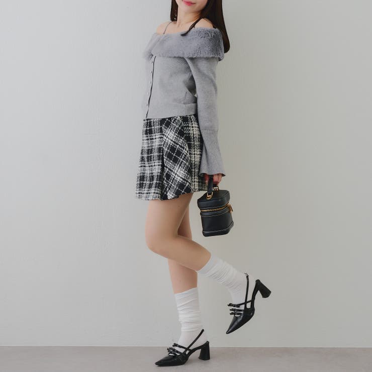 チェックプリーツミニスカート | RMAF　NICE CLAUP / OLIVE des OLIVE | 詳細画像16 