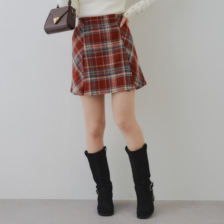 チェックプリーツミニスカート | RMAF　NICE CLAUP / OLIVE des OLIVE | 詳細画像18 