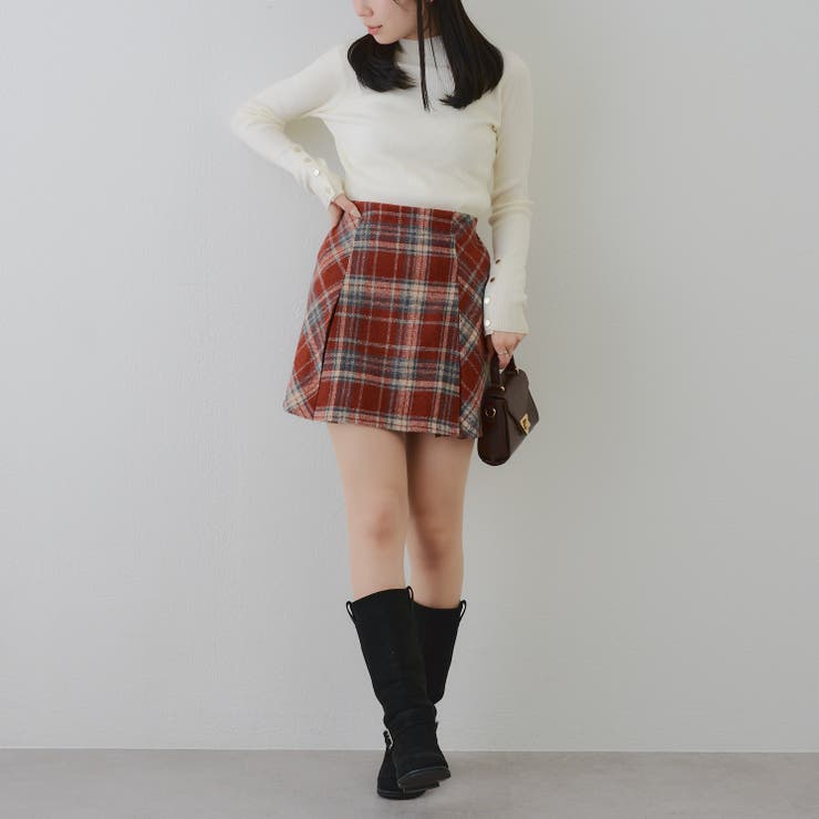 チェックプリーツミニスカート | RMAF　NICE CLAUP / OLIVE des OLIVE | 詳細画像22 