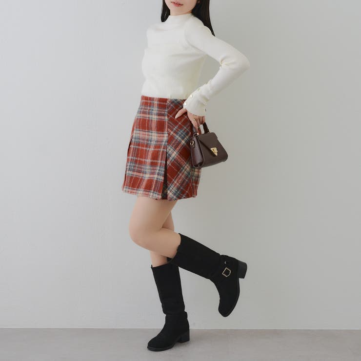 チェックプリーツミニスカート | RMAF　NICE CLAUP / OLIVE des OLIVE | 詳細画像23 