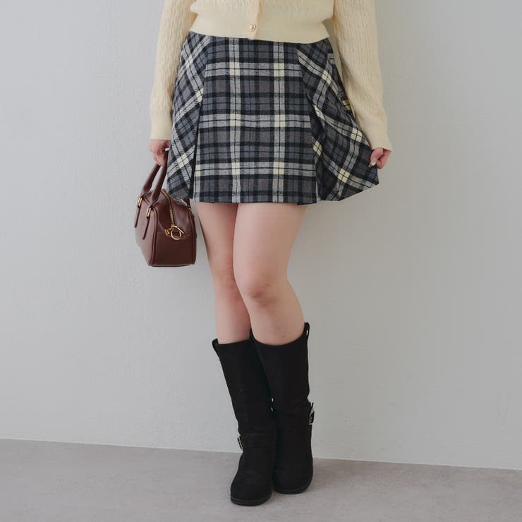 チェックプリーツミニスカート | RMAF　NICE CLAUP / OLIVE des OLIVE | 詳細画像24 