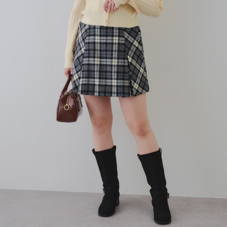 チェックプリーツミニスカート | RMAF　NICE CLAUP / OLIVE des OLIVE | 詳細画像25 